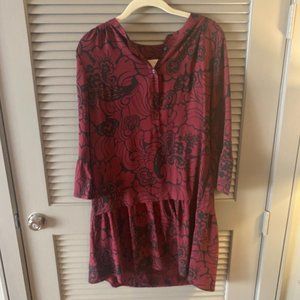 Loft Drop Waist Dress Size M